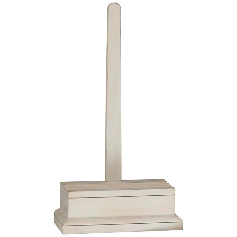 Image 1 Whitewash Wood 21" High Display Easel
