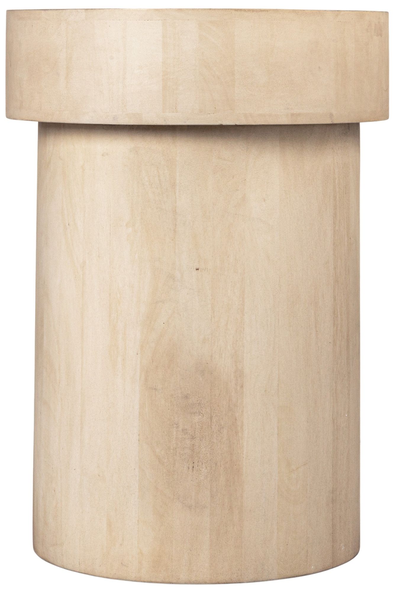 Image 7 Whitewashed Oval Mango Wood Desk with Drawer, Whitewashed more views