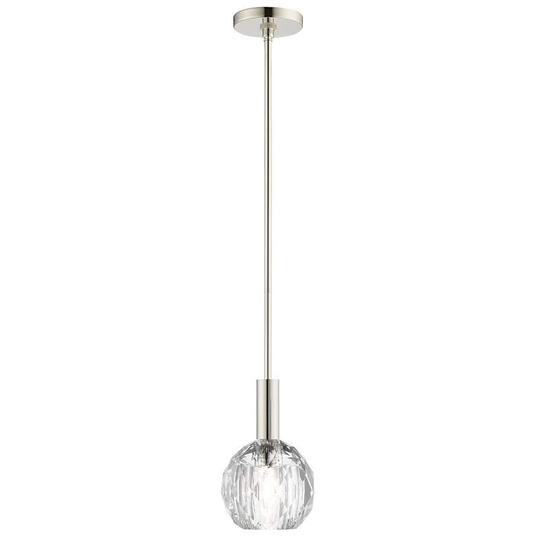 Image 1 Whitfield 1 Light Polished Nickel Mini Pendant