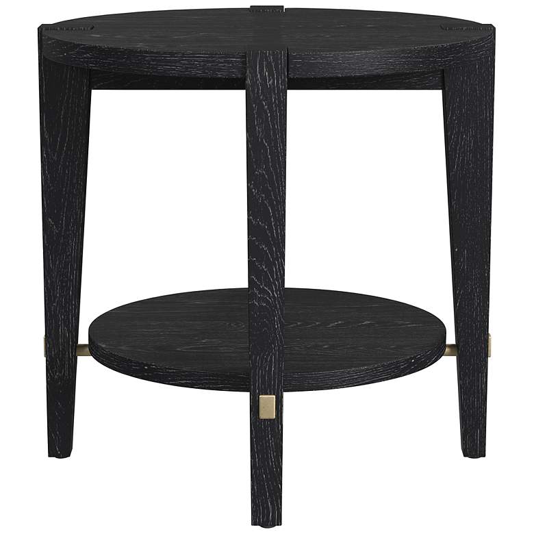 Image 3 Whitfield 24" Black Round End Table