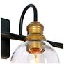 4_Whiting 29 1/2" Wide Black and Gold 4-Light Bath Light more views