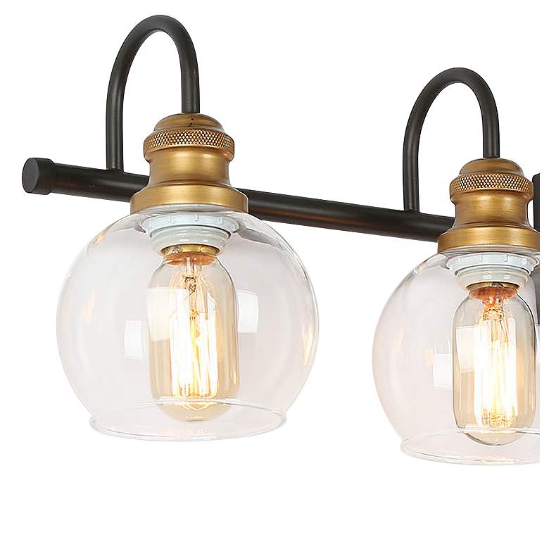 Image 2 Whiting 35 1/2" Wide Oil Rubbed Bronze 5-Light Bath Light more views