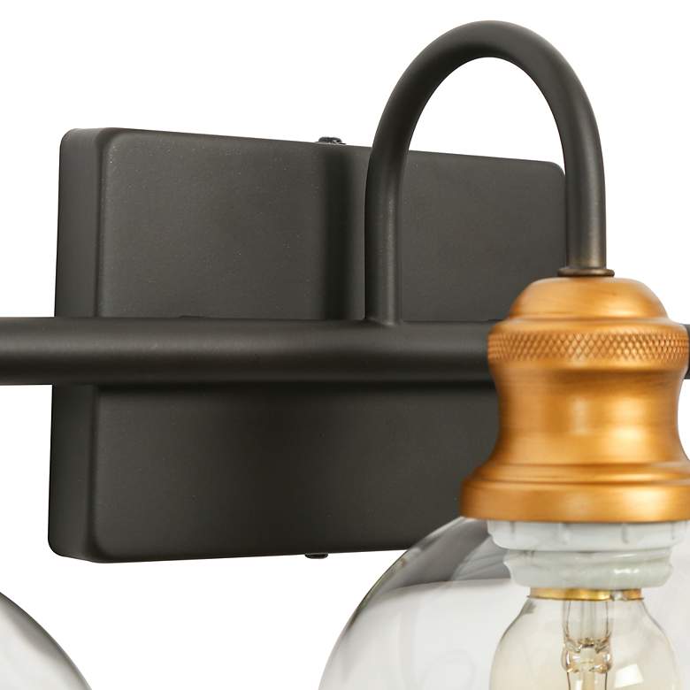 Image 3 Whiting 35 1/2" Wide Oil Rubbed Bronze 5-Light Bath Light more views