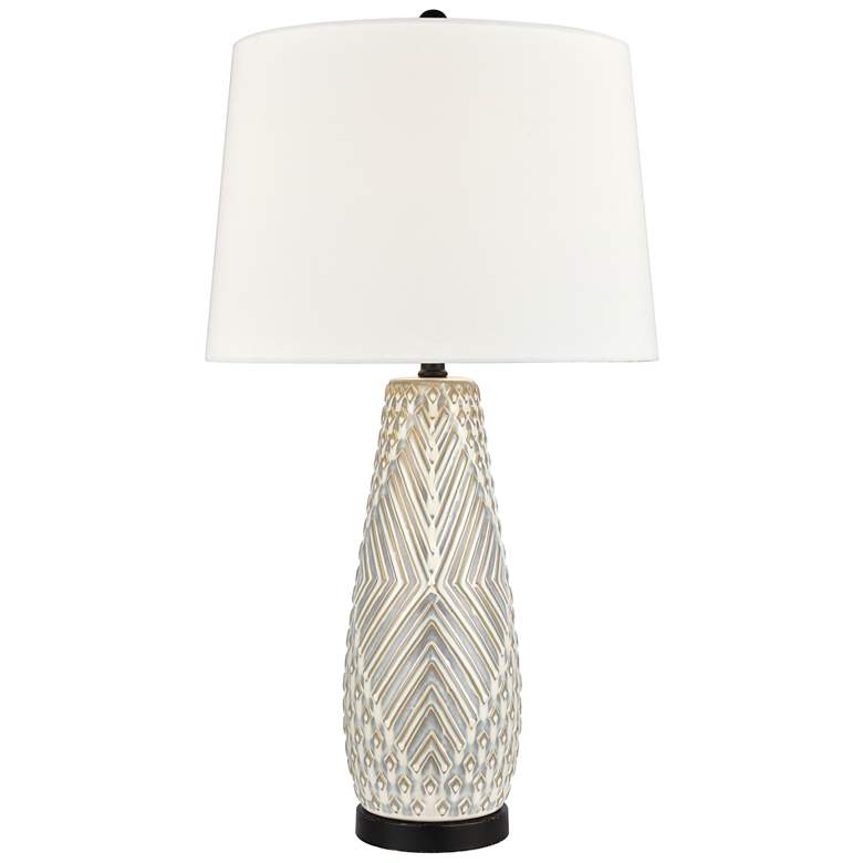 Image 1 Whitland 30" High 1-Light Table Lamp - Gray - Includes LED Bulb