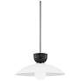 Whitley 1 Light Small Pendant Polished Nickel