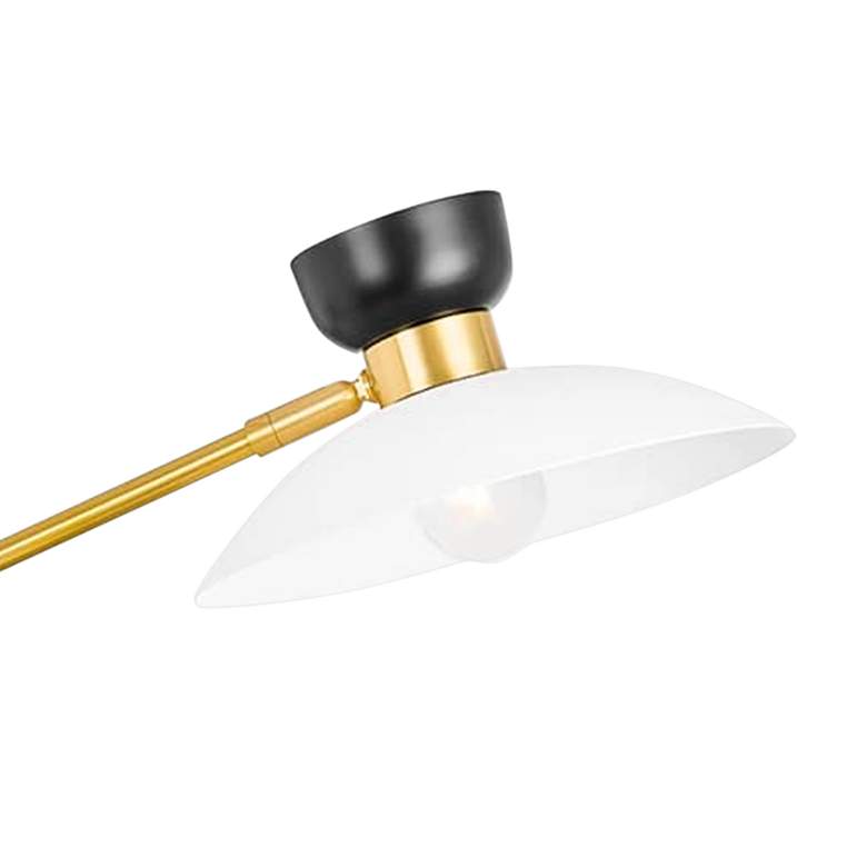 Image 2 Whitley 19 3/4" High Aged Brass 2-Light Plug-In Wall Sconce more views