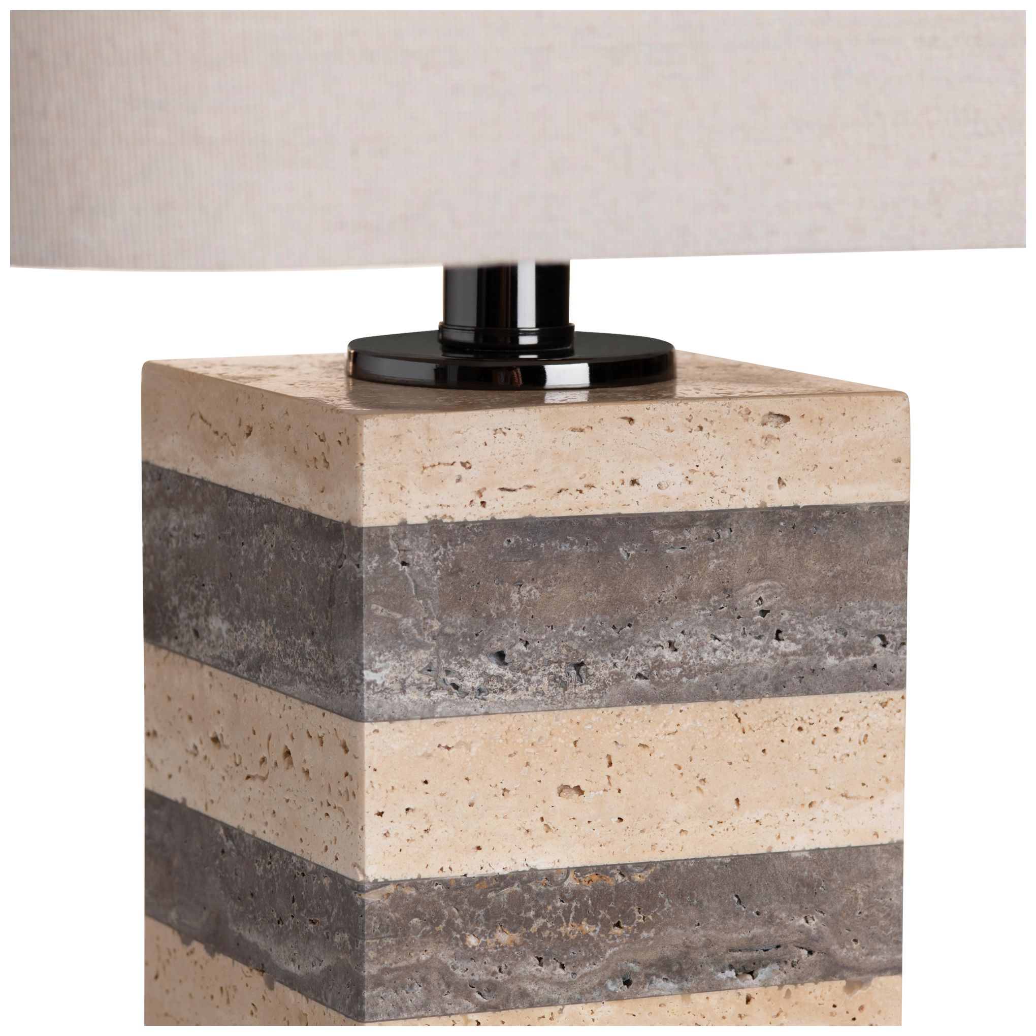 Image 3 Whitlow Travertine Table Lamp more views