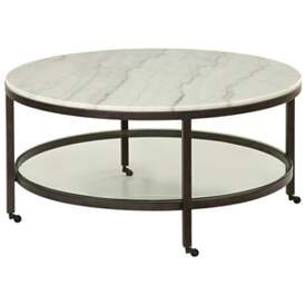 Image1 of Whitman 18" Modern Round Cocktail Table