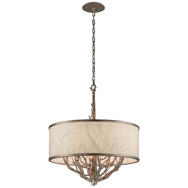 Image 2 Whitman 24 1/4" Wide Vienna Bronze Tree Branch Pendant Light