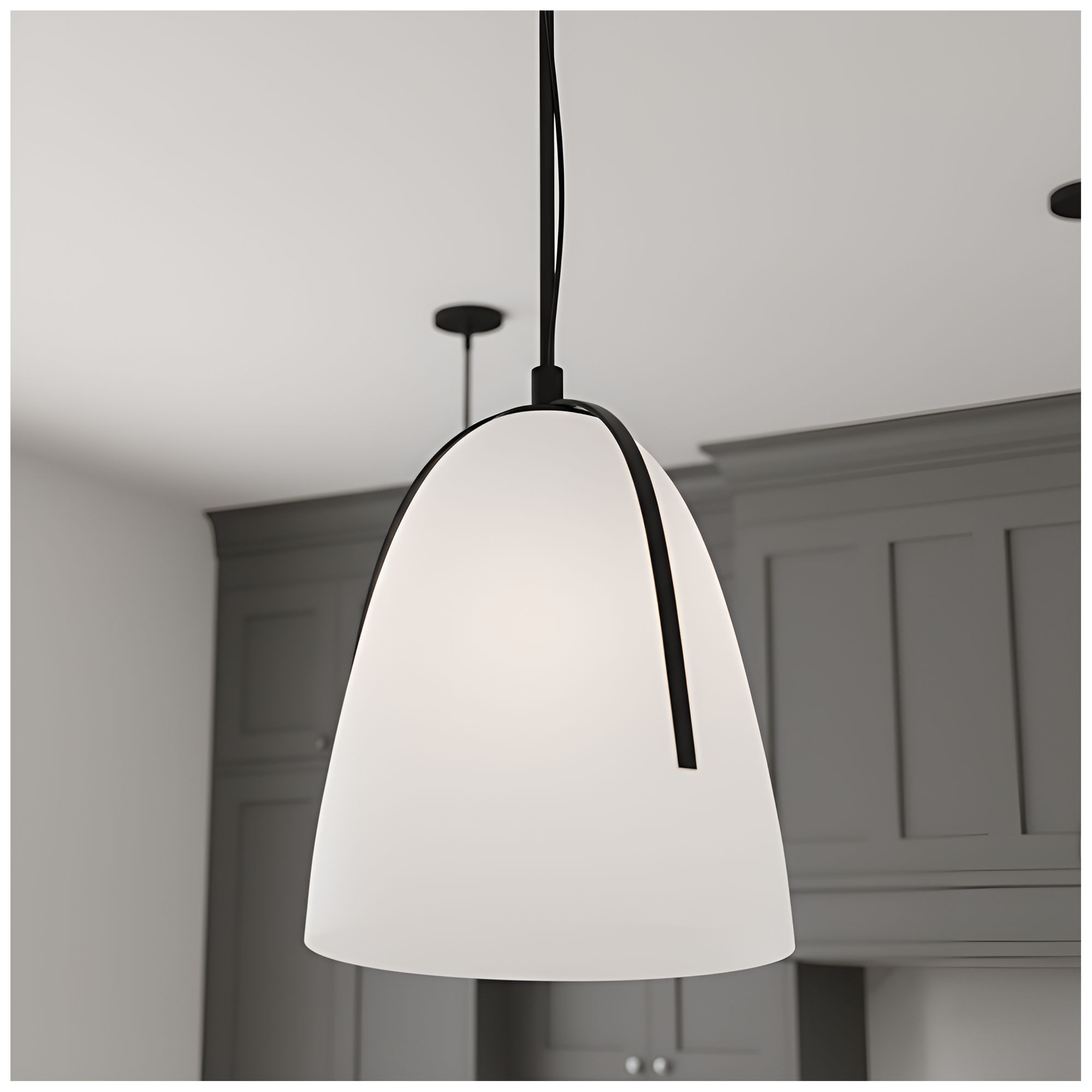 Thumbnail1 of Whitmore 1-Light Matte Black Mini Pendant Light