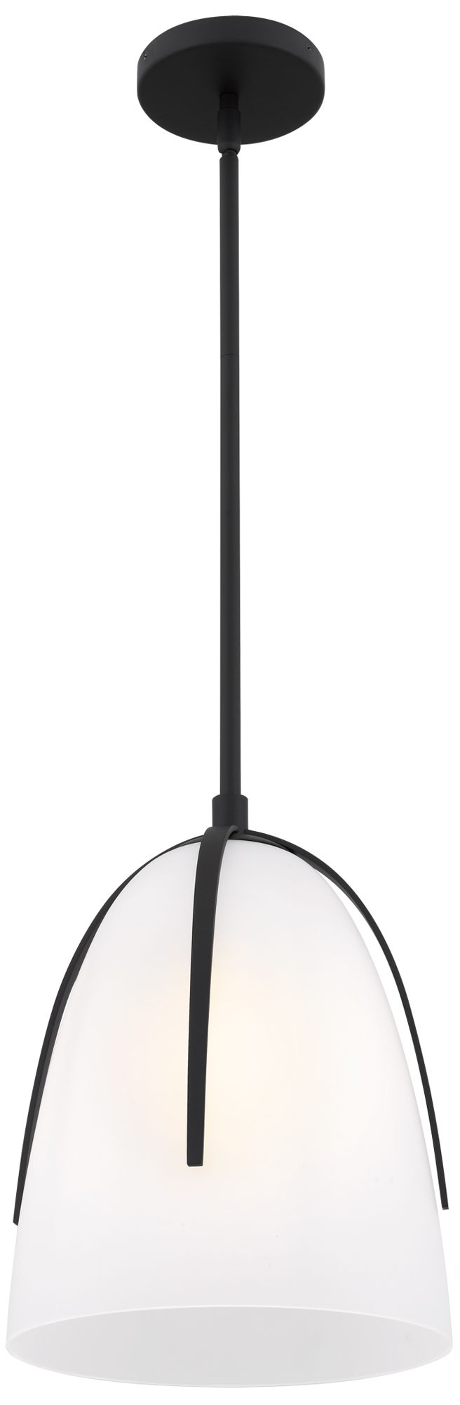 Whitmore 1-Light Matte Black Mini Pendant Light