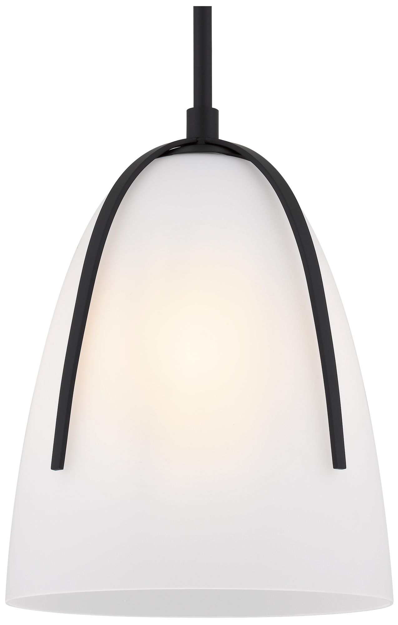 Whitmore 1-Light Matte Black Mini Pendant Light