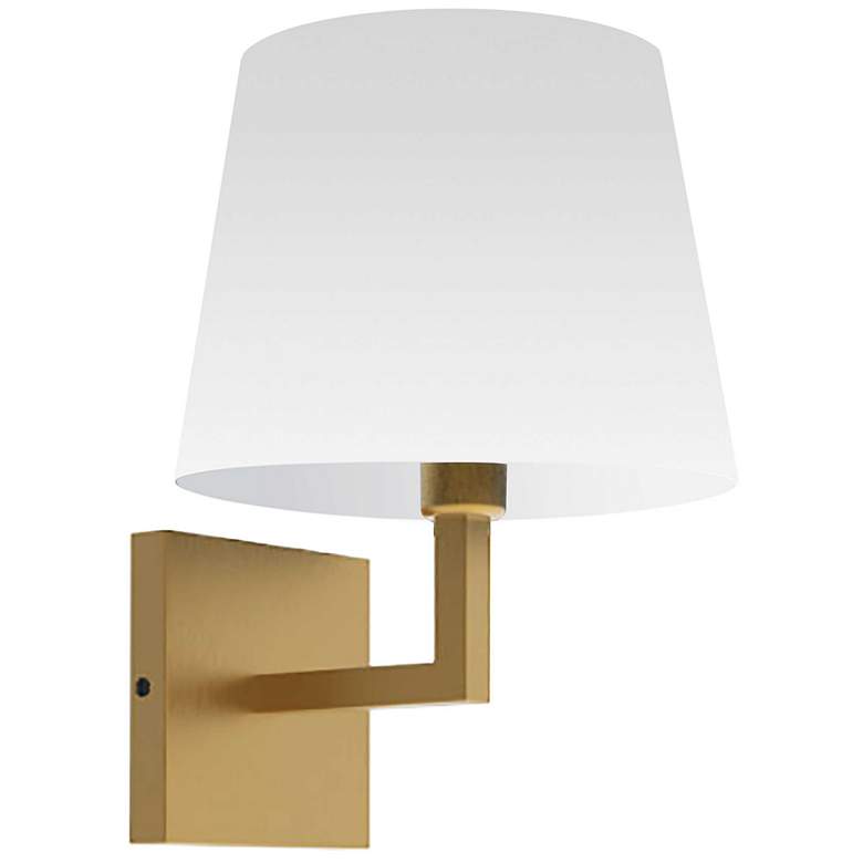 Image 1 Whitney 11" High Aged Brass Wall Sconce