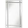 Whitter Silver 22" x 36" Rectangular Wall Mirror