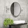 Whittier 15 1/2" High Brushed Nickel 2-Light Wall Sconce in scene