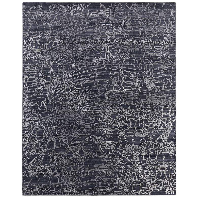 Image 1 Whitton Modern Abstract Hand Woven Black Area Rug 8891F