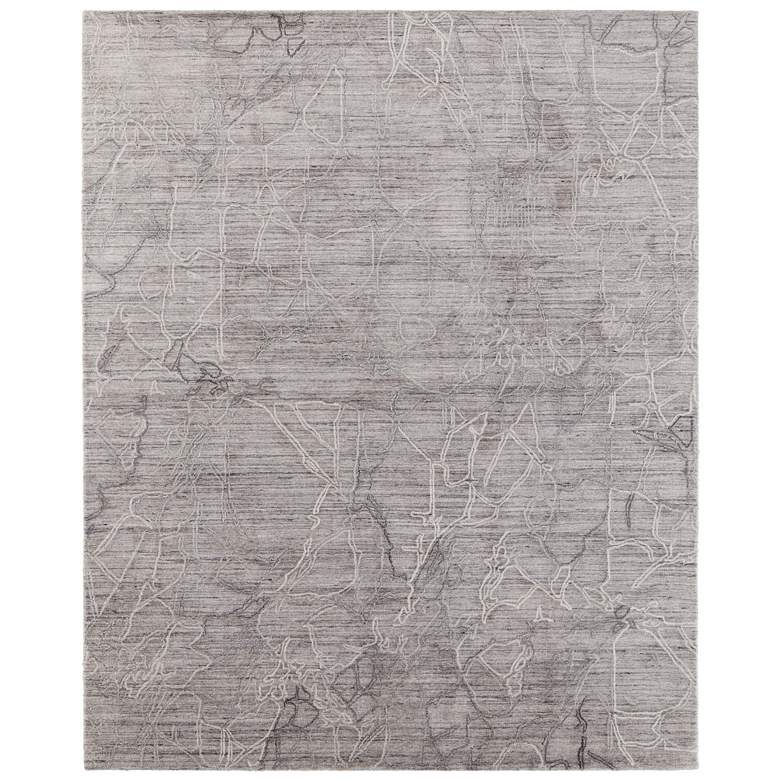 Image 1 Whitton Modern Abstract Hand Woven Gray Area Rug 8890F