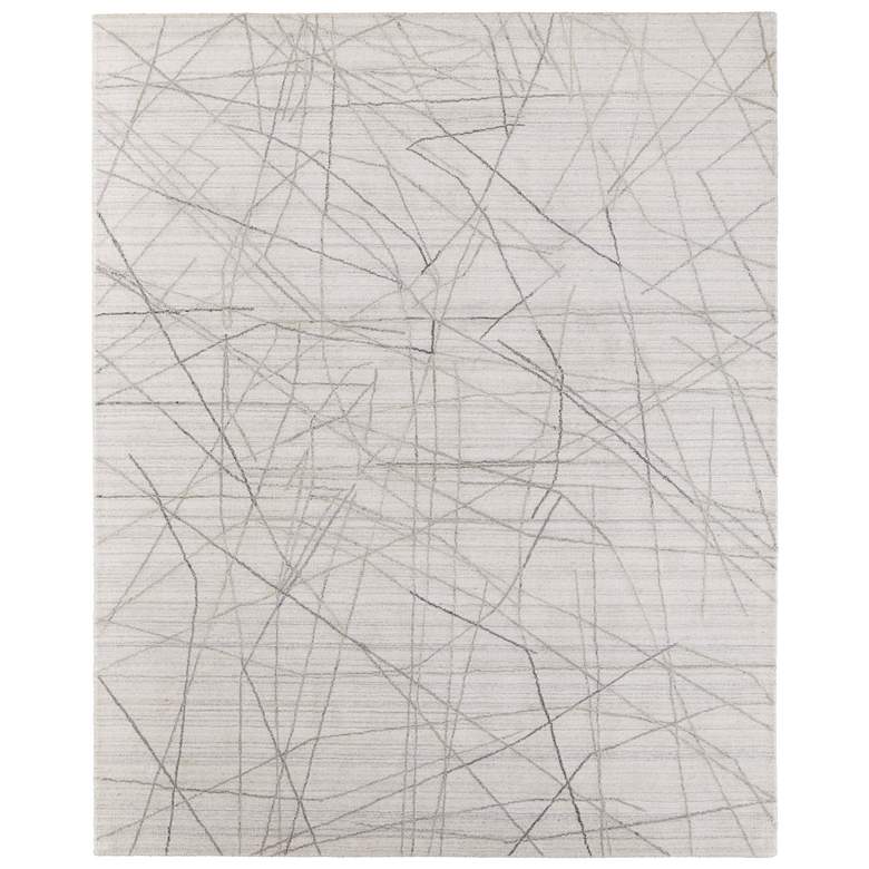 Image 1 Whitton Modern Abstract Hand Woven Ivory Area Rug 8894F