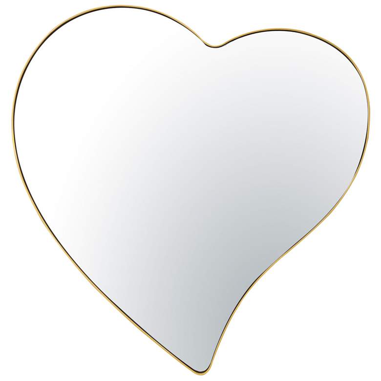 Image 1 Who Do Ya' Love 30x30 Mirror - Gold