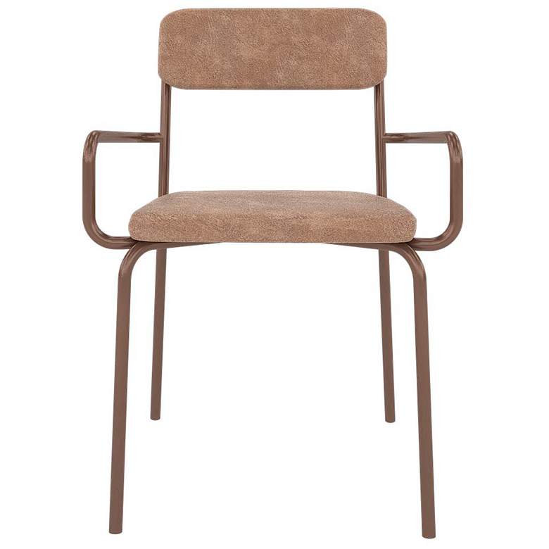 Image 1 Whythe PU Leather Dining Chair in Corten