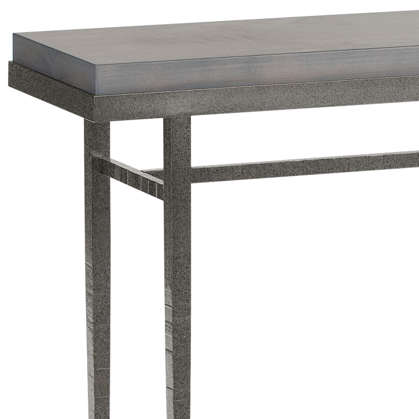 Image 2 Wick 11.5" Wide Natural Iron And Maple Grey Console Table more views