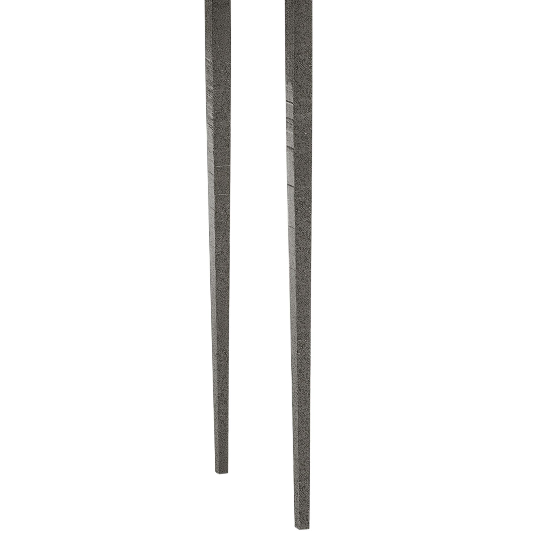 Image 3 Wick 11.5" Wide Natural Iron And Maple Grey Console Table more views