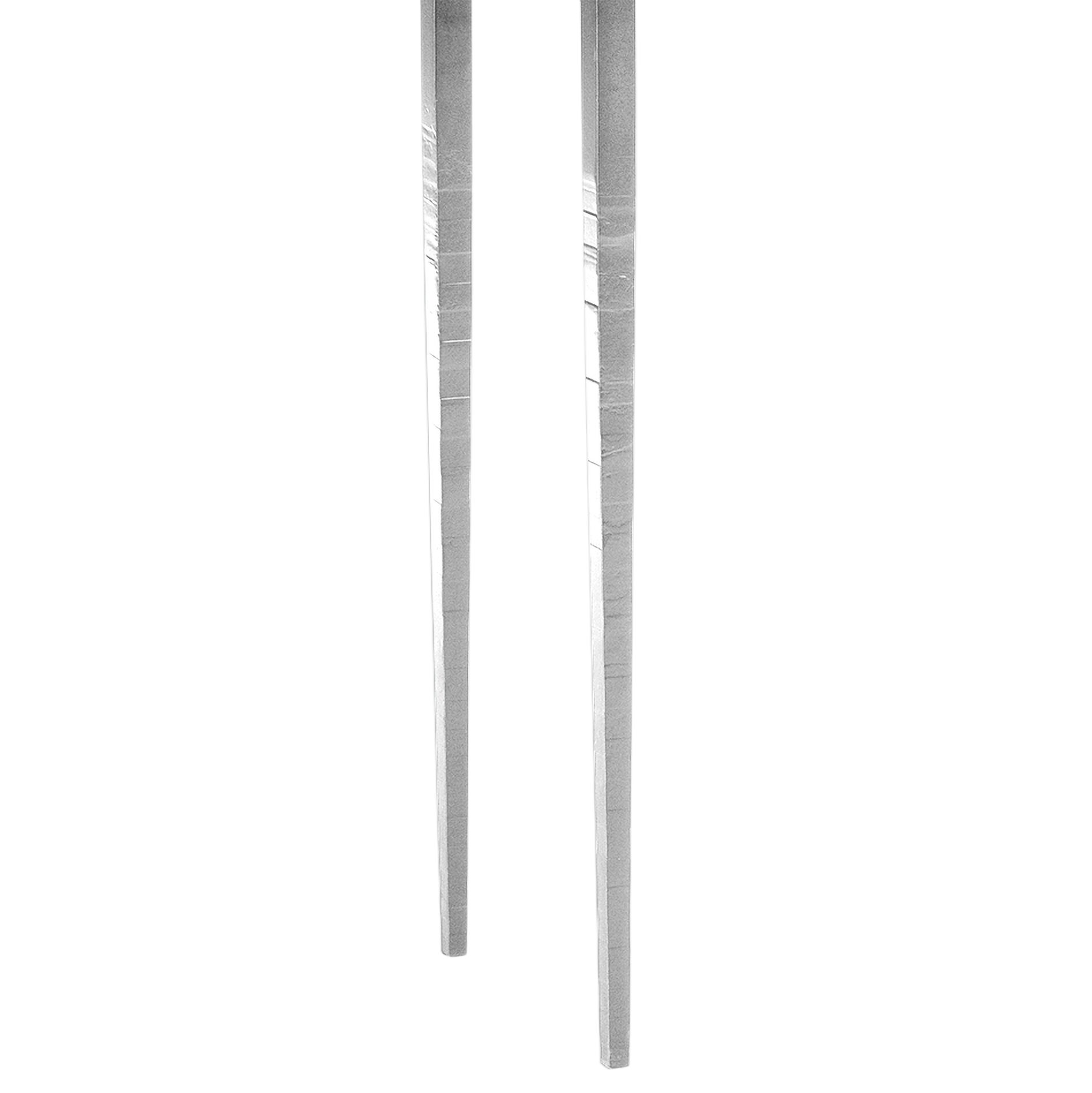 Image 3 Wick 11.5" Wide Sterling And Maple Grey Console Table more views