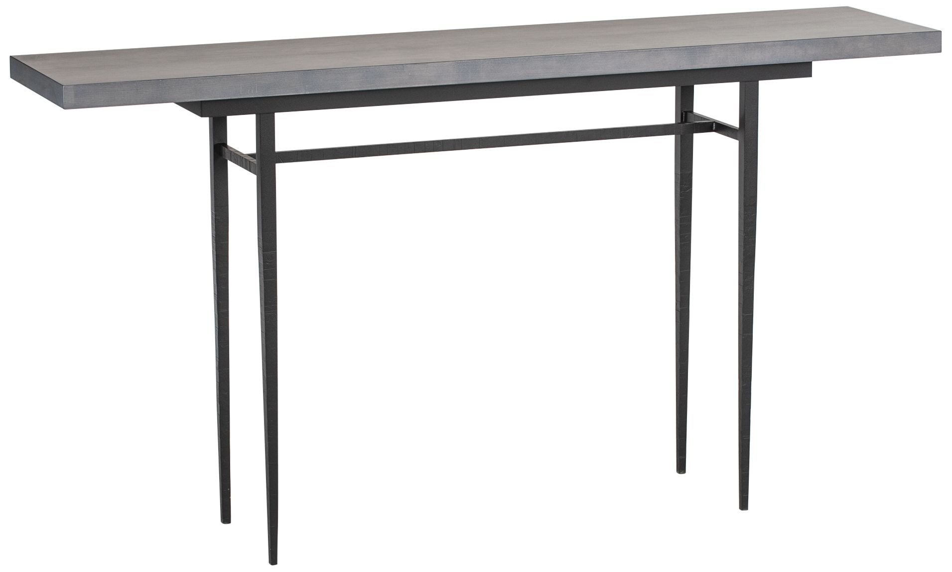 Image 2 Wick 14" Wide Black And Maple Grey Console Table