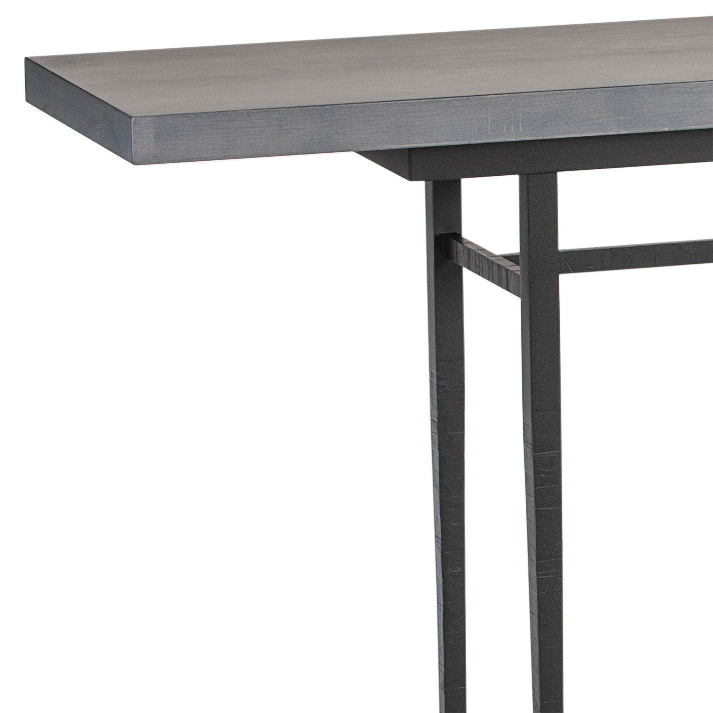 Image 3 Wick 14" Wide Black And Maple Grey Console Table more views