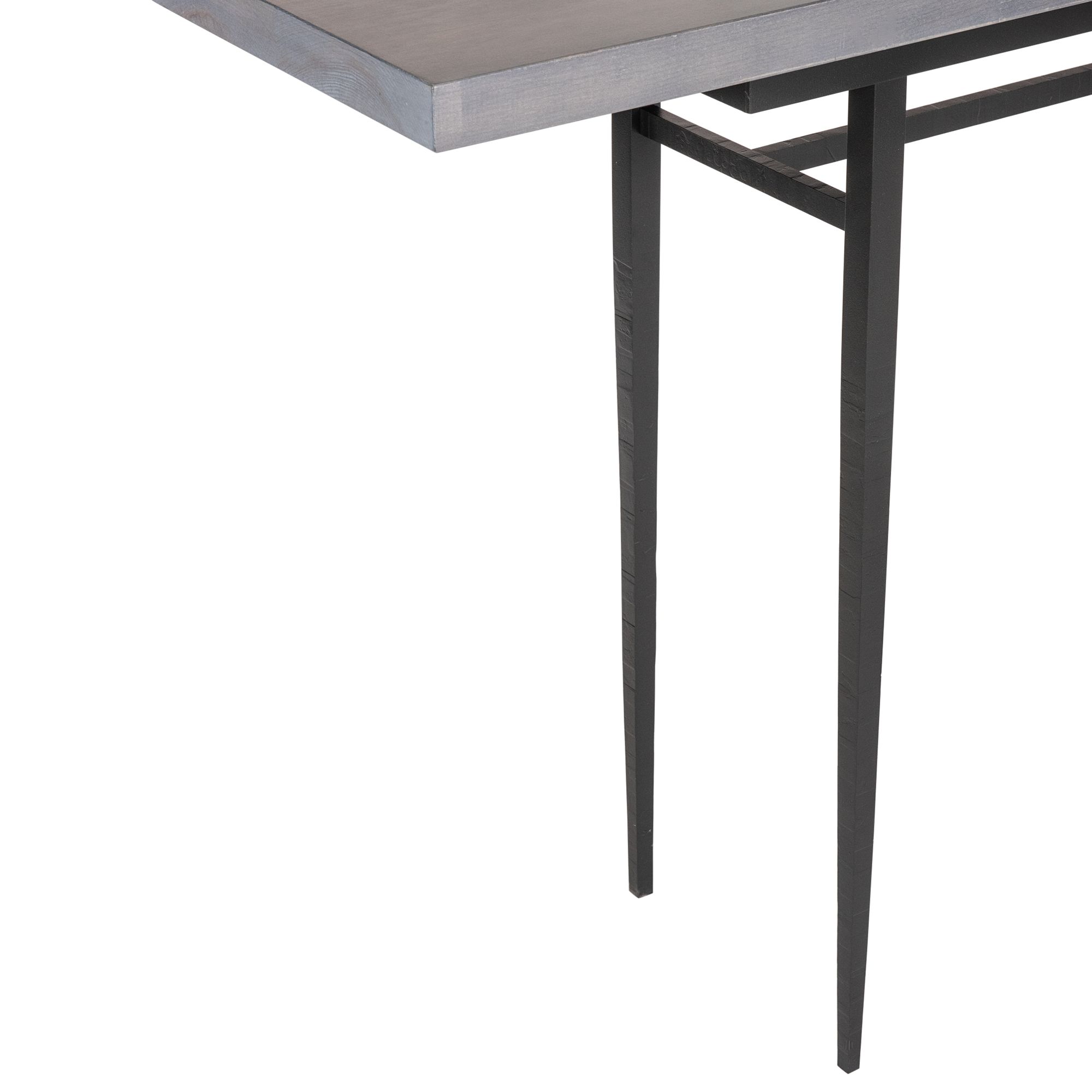 Image 6 Wick 14" Wide Black And Maple Grey Console Table more views