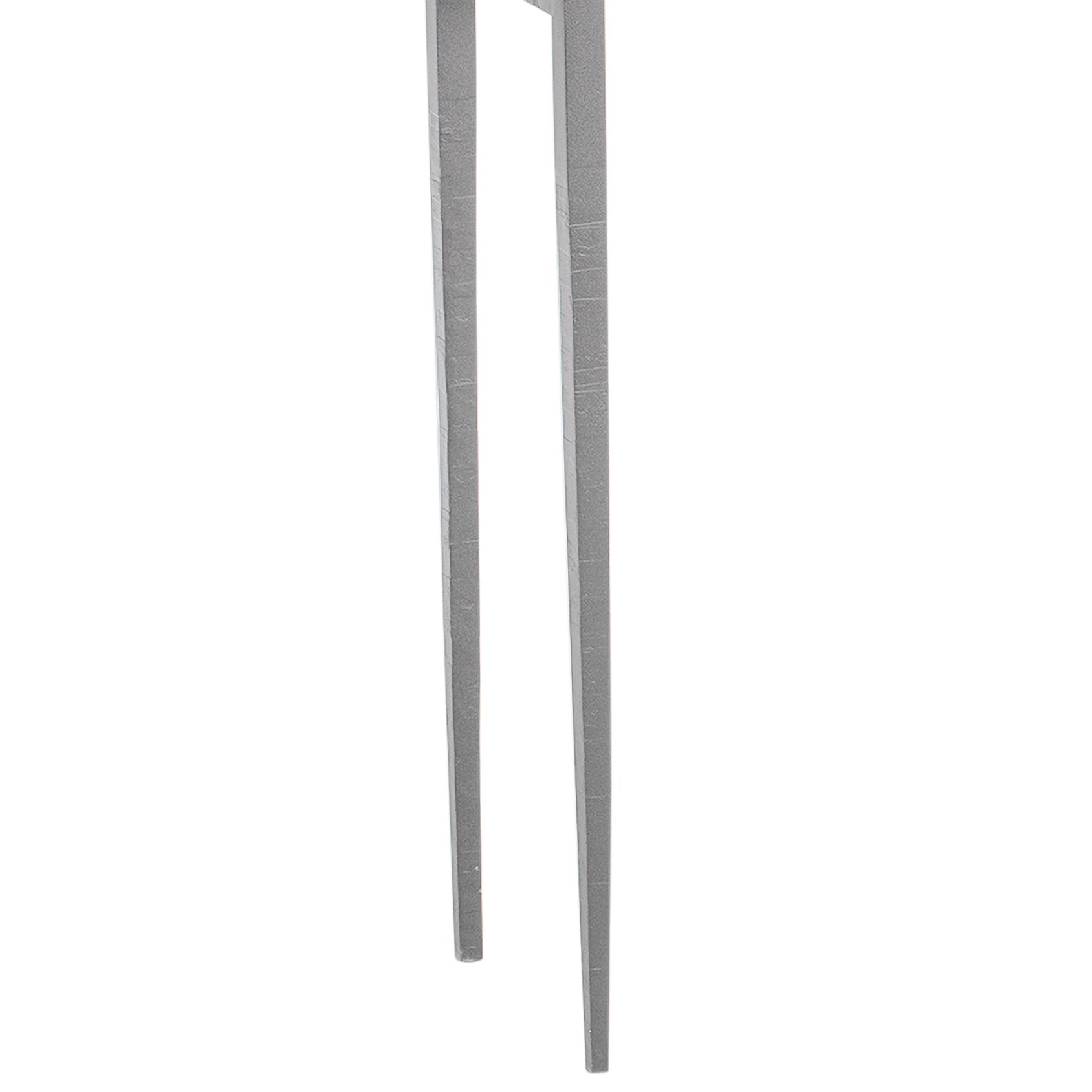 Image 3 Wick 14" Wide Vintage Platinum And Maple Grey Console Table more views