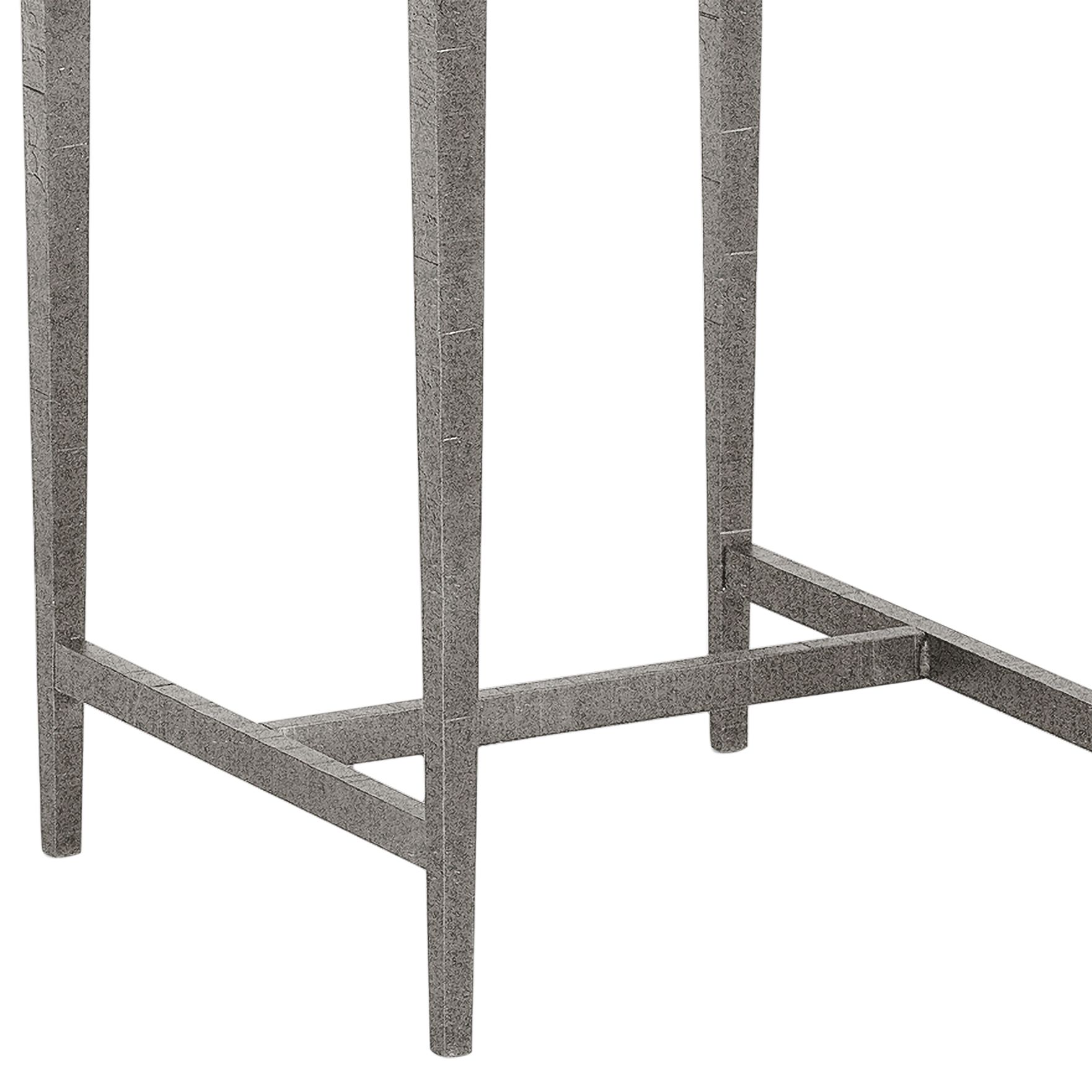 Image 3 Wick 16" Wide Natural Wood and Natural Iron Side Table more views