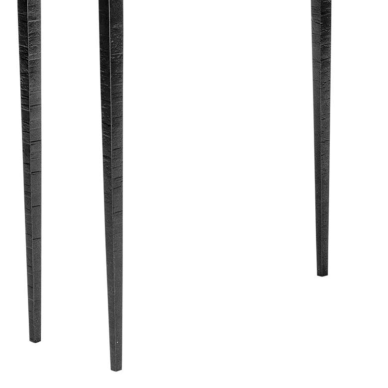 Image 3 Wick 30" Wide Gray Wood and Black Metal Console Table more views