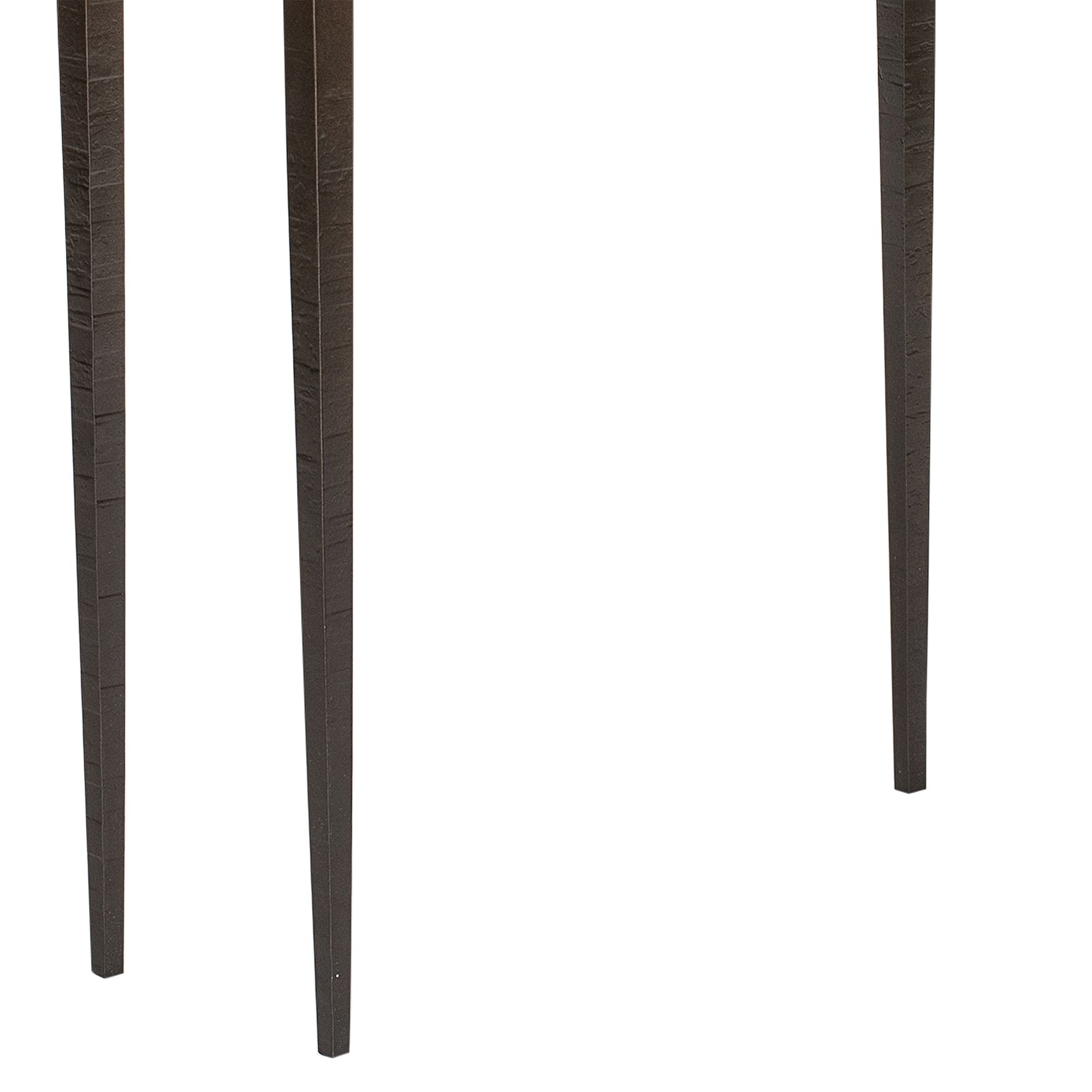Image 4 Wick 30" Wide Maple Espresso Accented Bronze Console Table more views