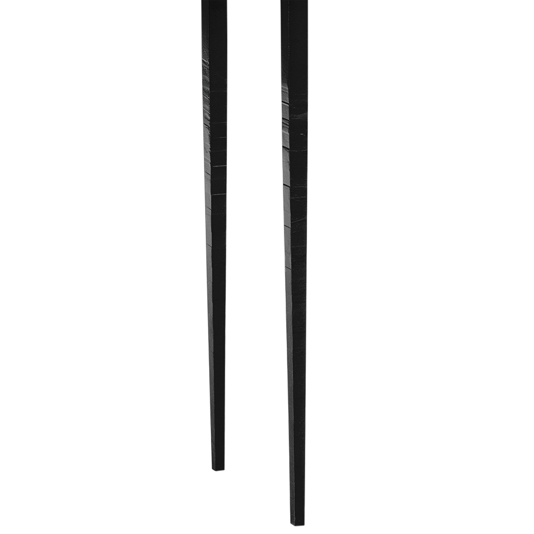 Image 3 Wick 42" Wide Maple Espresso Accented Black Console Table more views