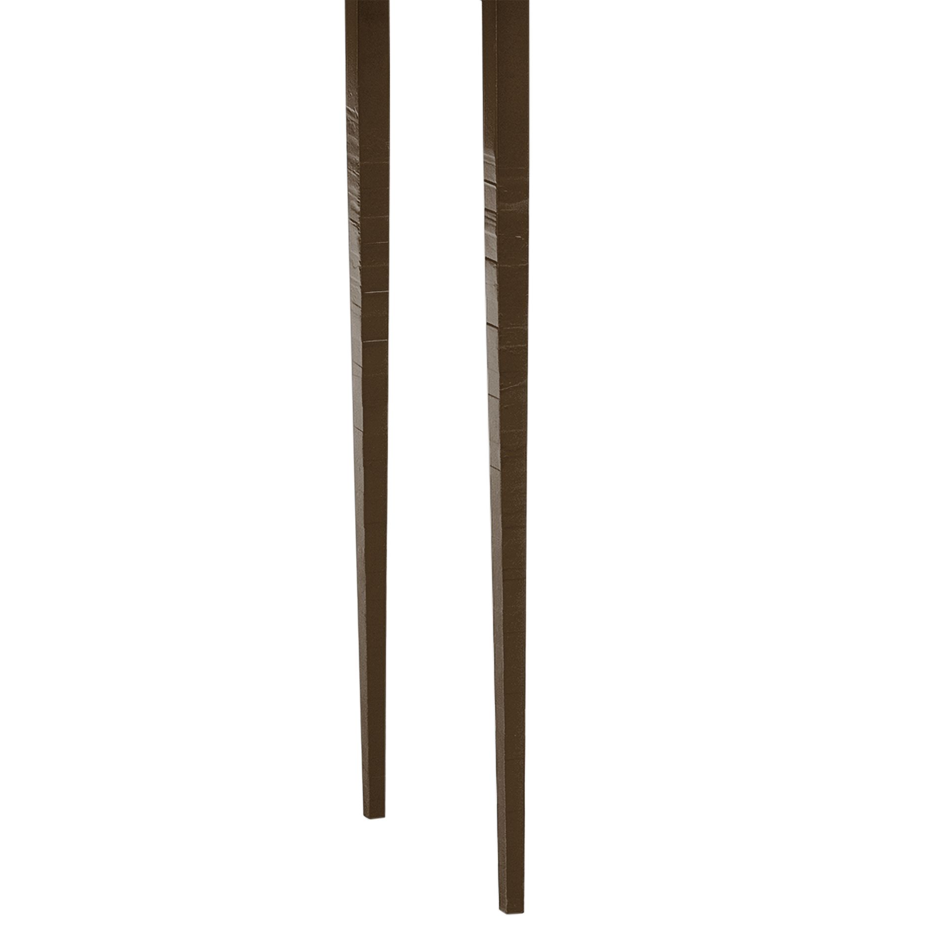 Image 3 Wick 42" Wide Maple Espresso Accented Bronze Console Table more views