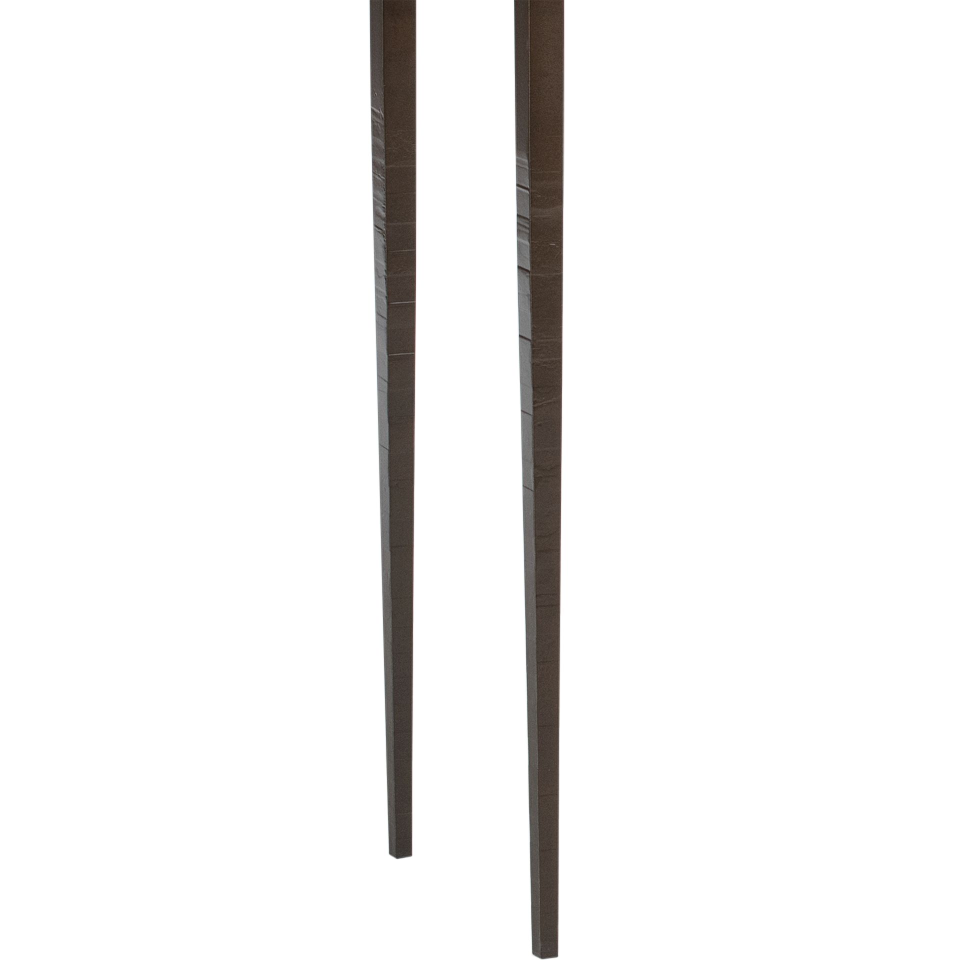 Image 4 Wick 42" Wide Maple Espresso Accented Dark Smoke Console Table more views