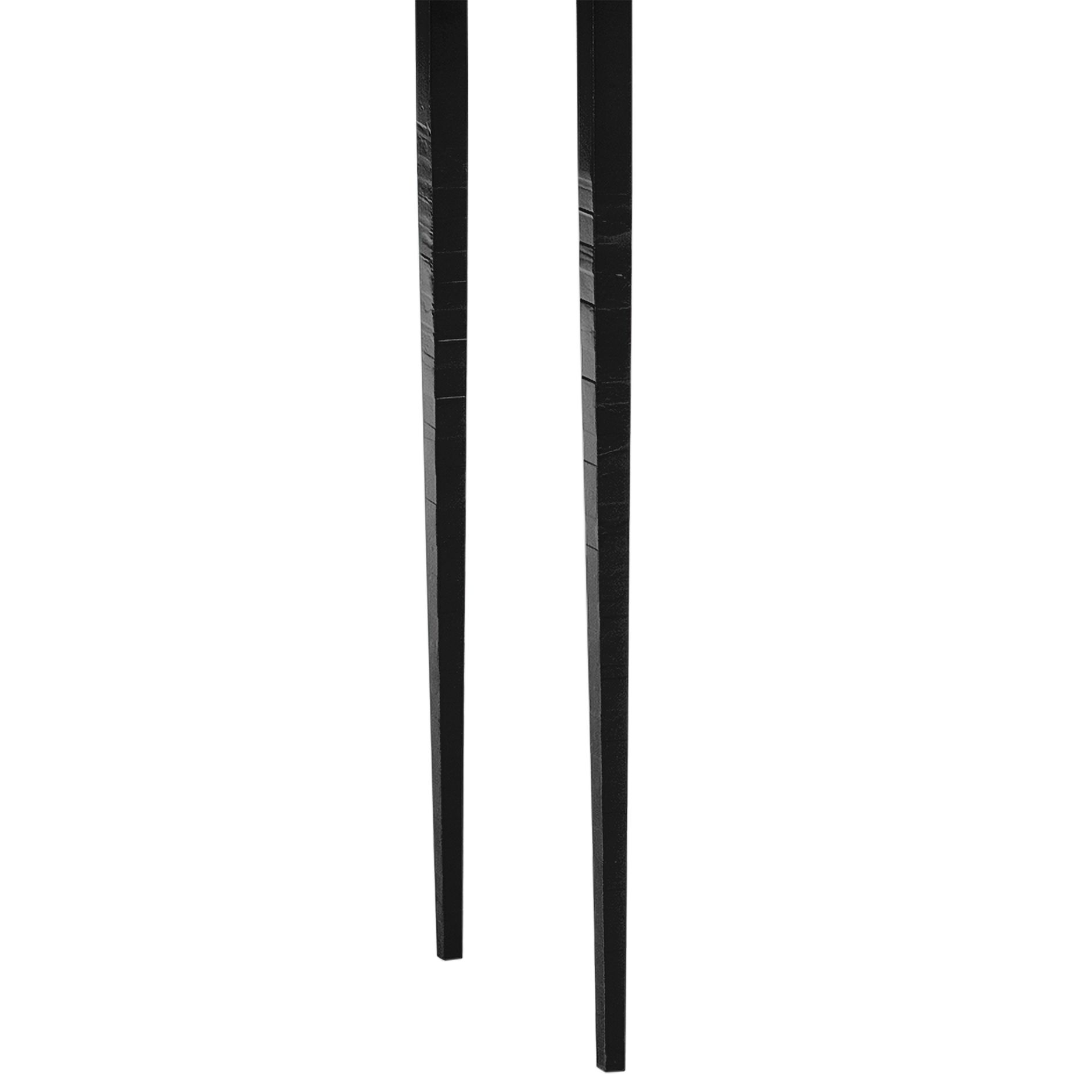 Image 3 Wick 42" Wide Maple Grey Accented Black Console Table more views