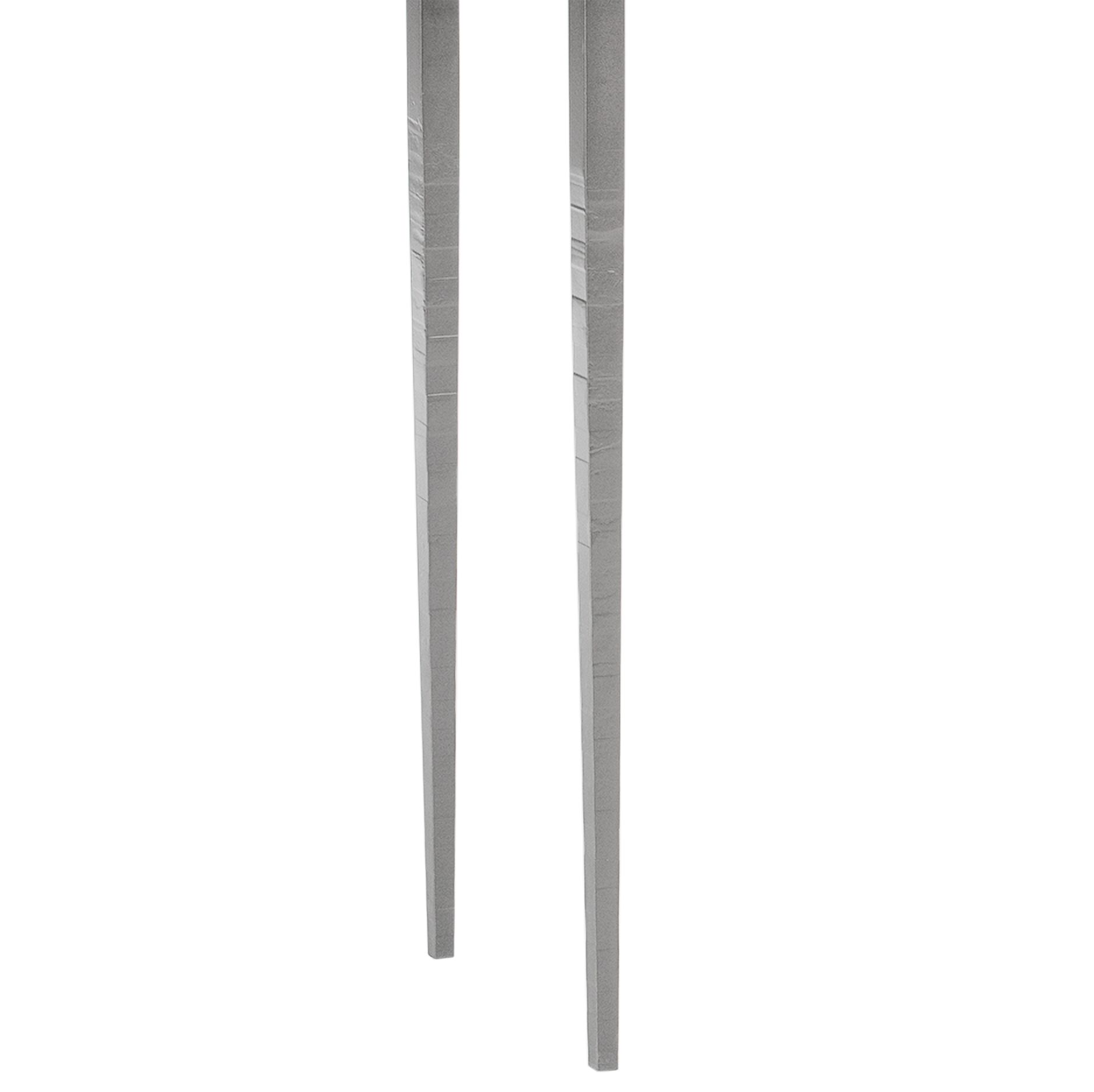 Image 3 Wick 42"W Vintage Platinum Console Table with Natural Top more views