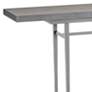 2_Wick 60" Wide Vintage Platinum Console Table with Gray Top more views