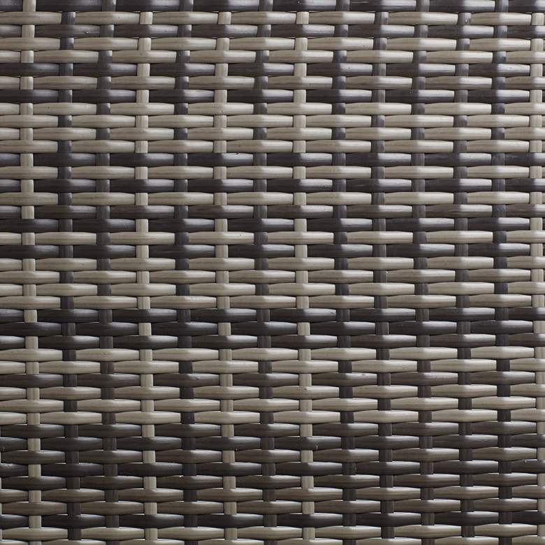 Image 3 Wicker 47 1/2" Wide Bronze Outdoor Storage Bench more views