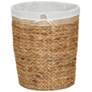 1_Wicker Basket Laundry Hamper with Liner