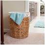2_Wicker Basket Laundry Hamper with Liner more views
