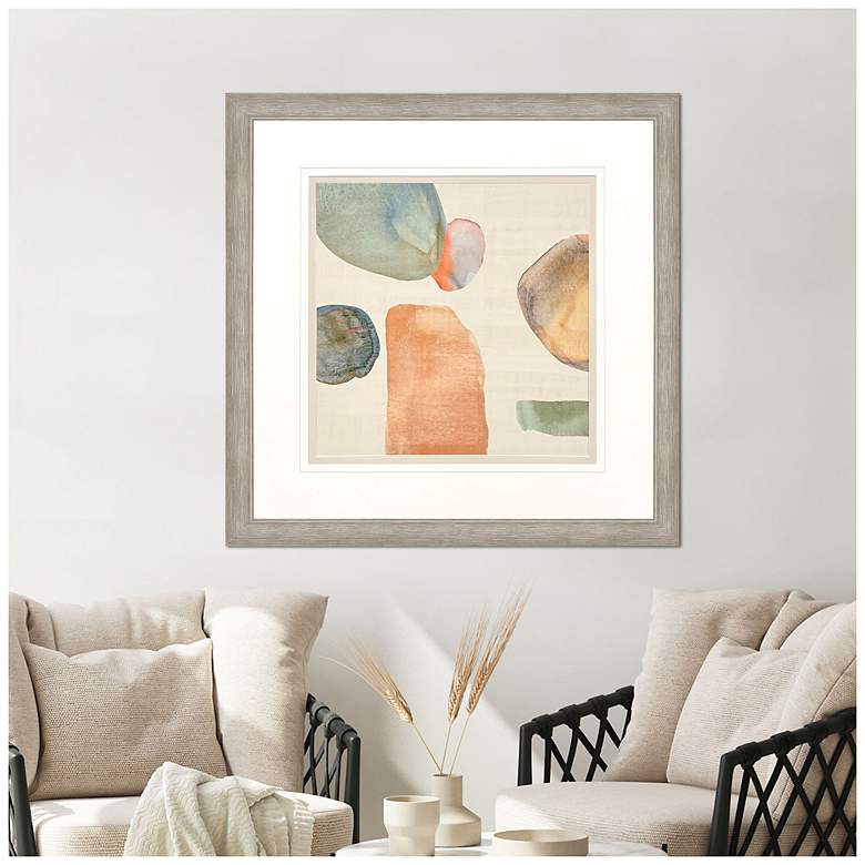 Image 4 Wicker Terracotta I 40"W x 40"H Contemporary Framed Art more views