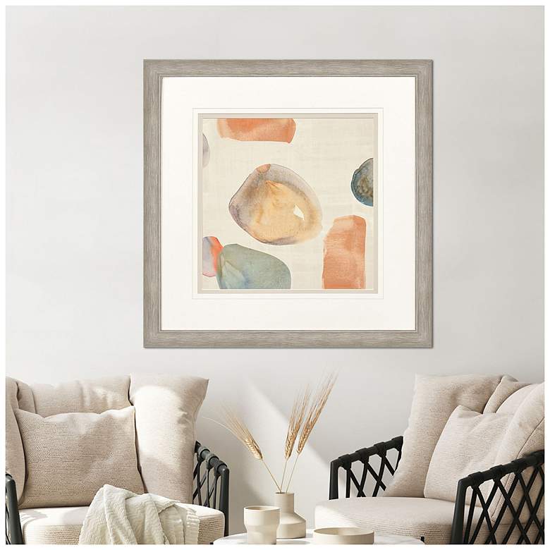 Image 4 Wicker Terracotta II 40"W x 40"H Contemporary Framed Art more views