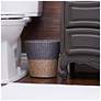 4_Wicker Waste Basket, 2-tone Waste Bin more views