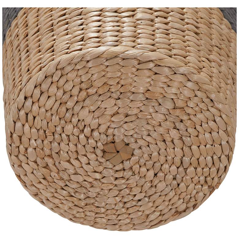 Image 7 Wicker Waste Basket, 2-tone Waste Bin more views