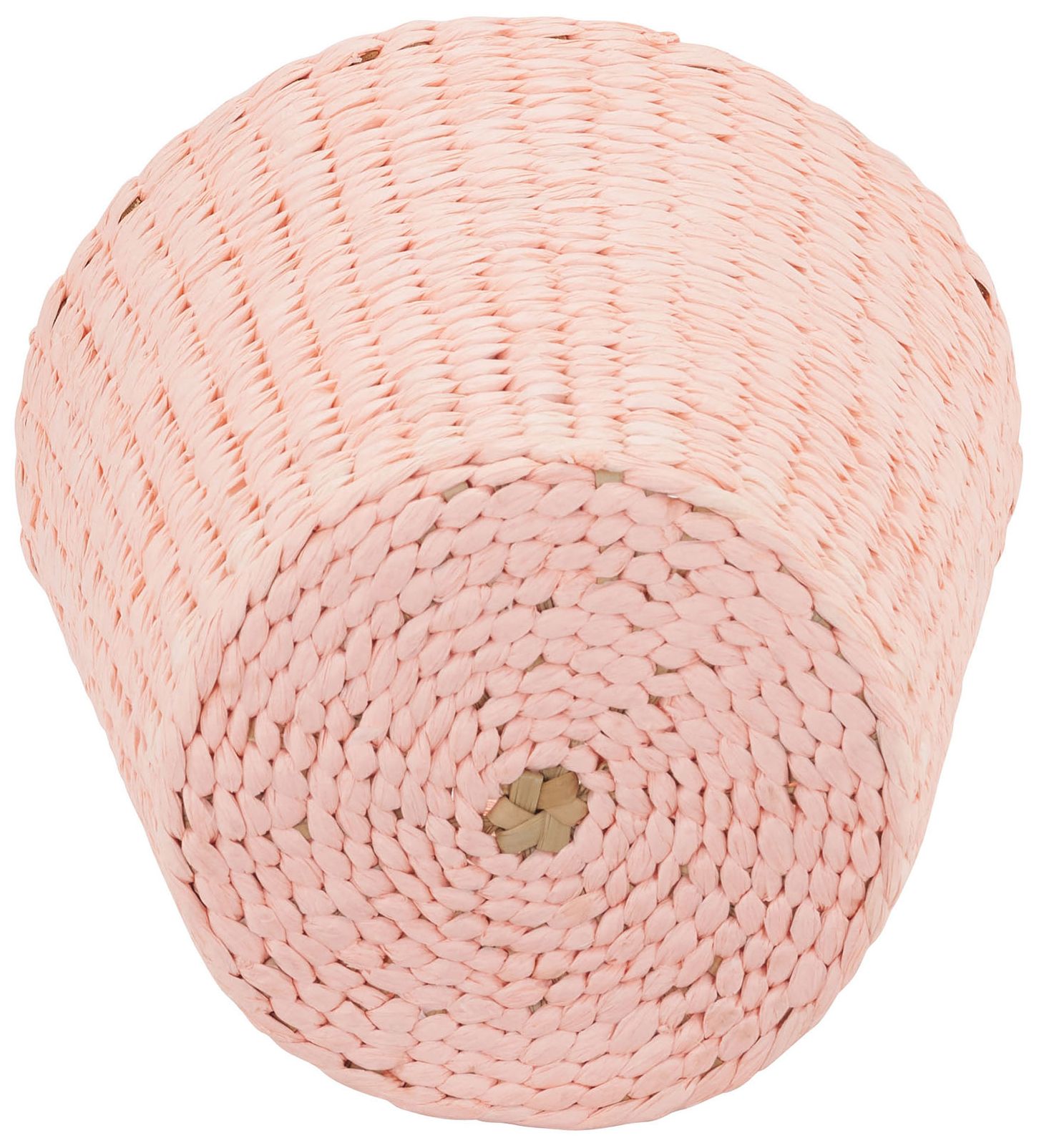 Image 6 Wicker Waste Basket, Pink Waste Bin more views