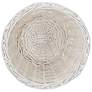 4_Wicker Waste Basket, Willow Weave Painted White, Includes Plastic Liner more views