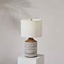 5_Wickes* White-Washed Carved Mango Wood Table Lamp more views